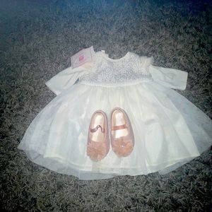 Winter wonderland baby girl outfit